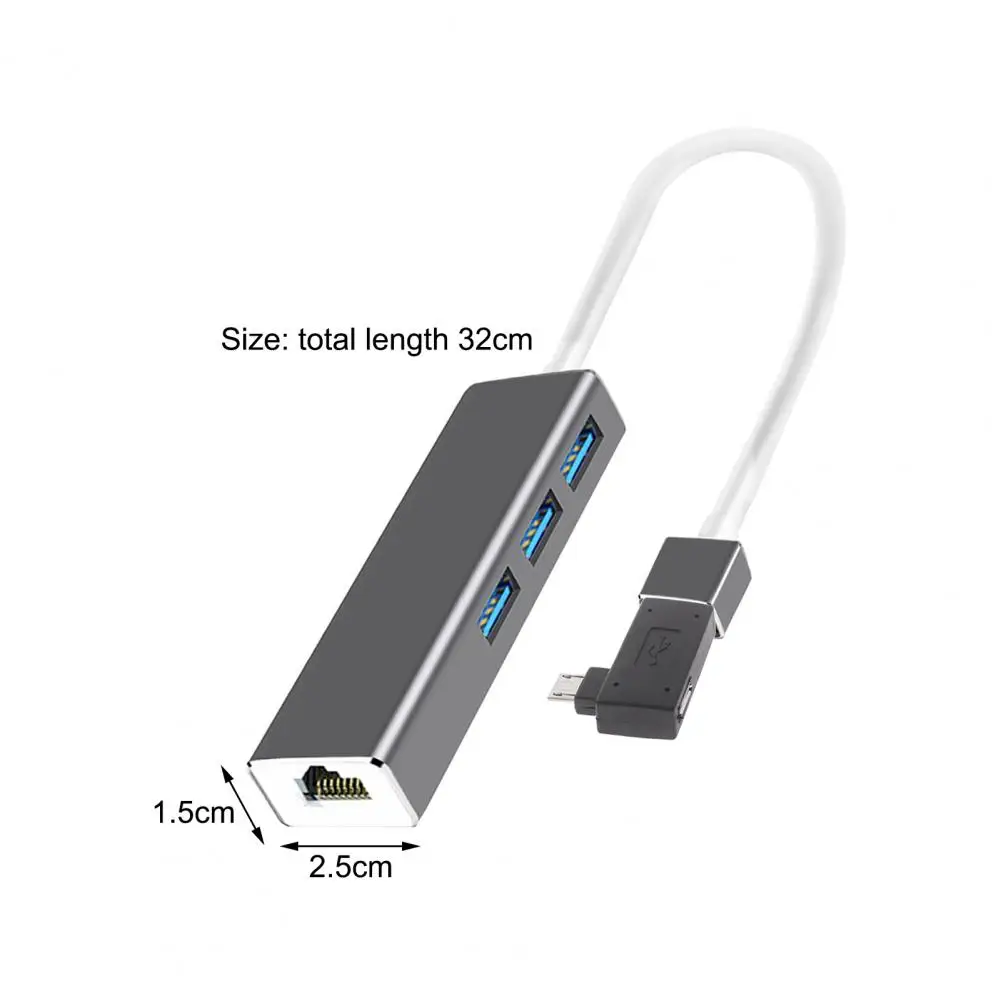 

Высококачественный портативный адаптер Micro USB для RJ45 Ethernet LAN, легкий сетевой адаптер для медиаплеера