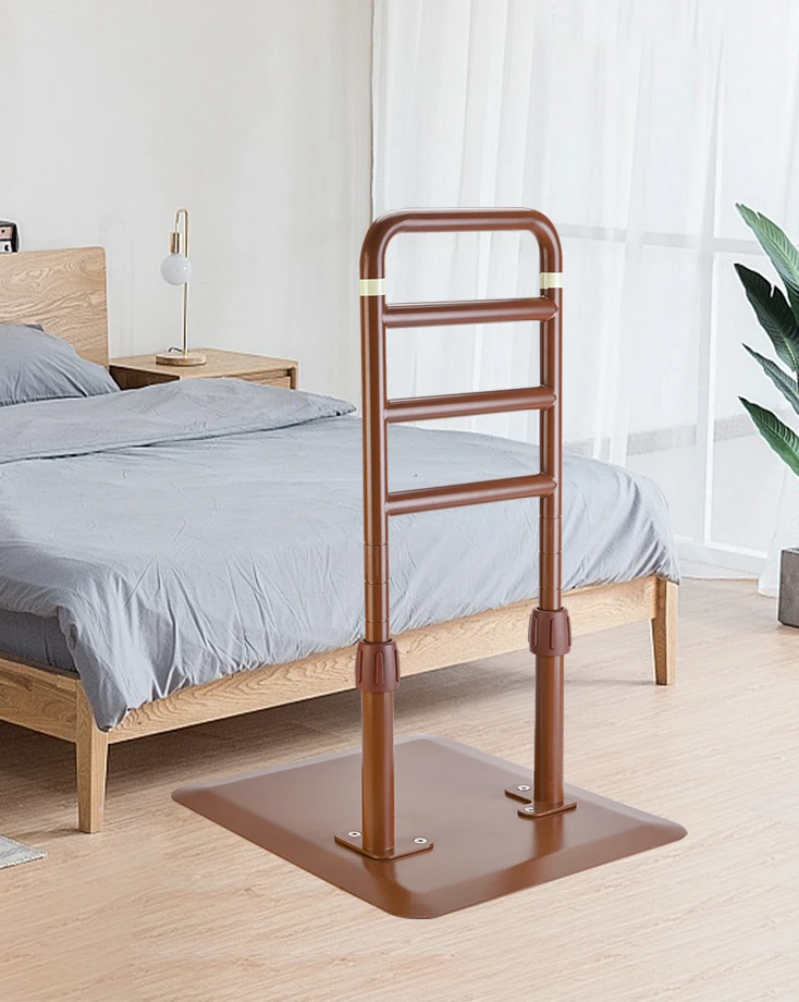 

Elderly household bar assisted wake up device without installation, anti fall assistance, and support frame