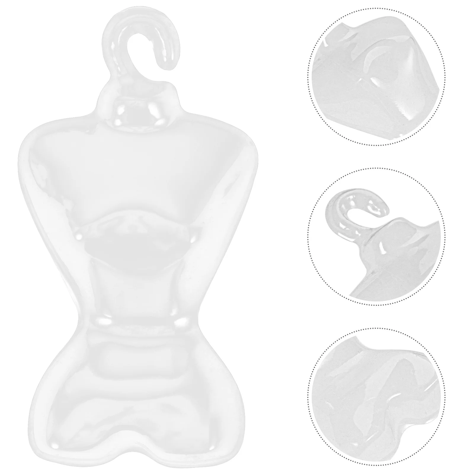 

Hanging Portable Plastic Wardrobe Clear Mannequin Hanger Doll Clothes Mannequins Hanger Doll Dress Hanger