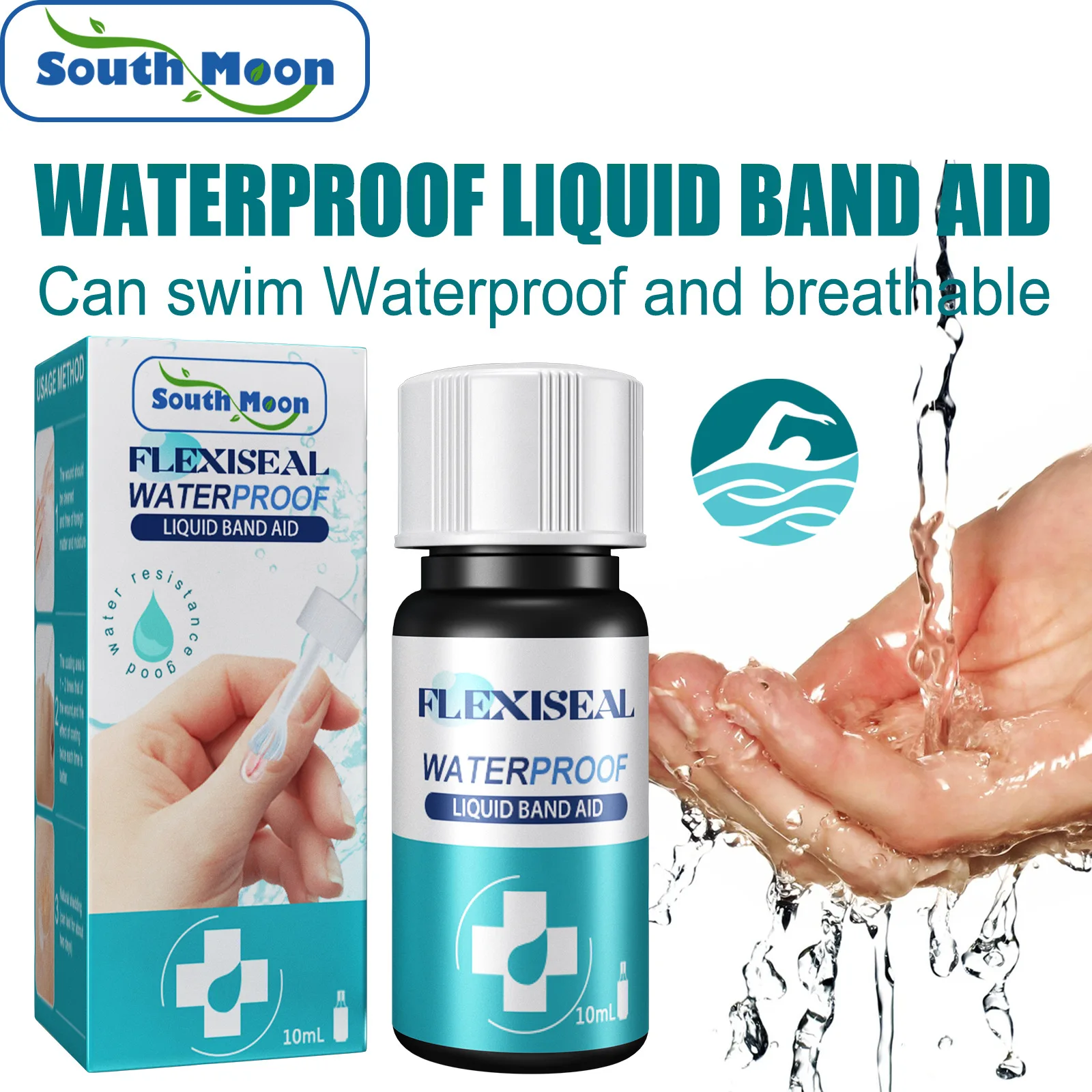 10ml Waterproof First Aid Liquid Bandage for Wounds Healing Gel Patch Hemostasis Plaster Personal Health Care