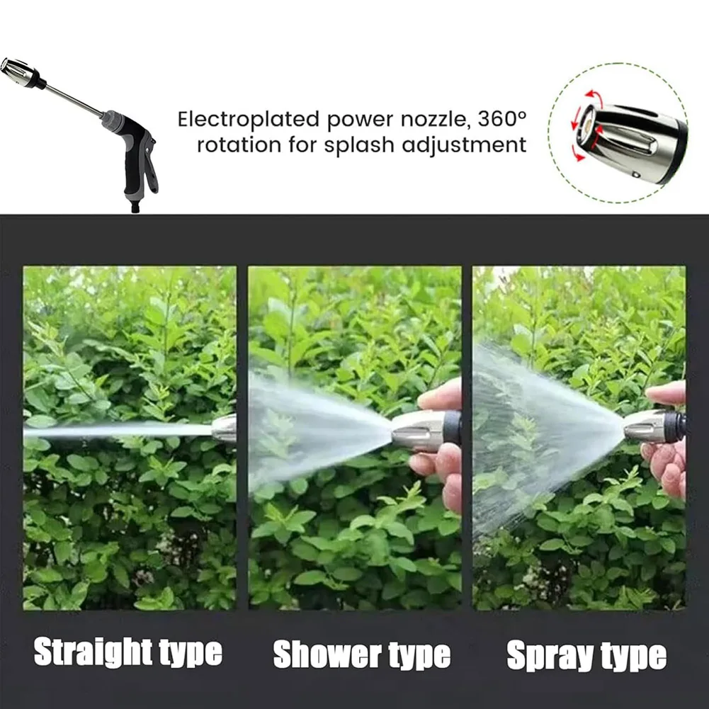 Handheld High Pressure Washer Turbowasher Water Blitz Pressure Washer Gun For Car Yard Washing Garden Courtyard Street Cleaning