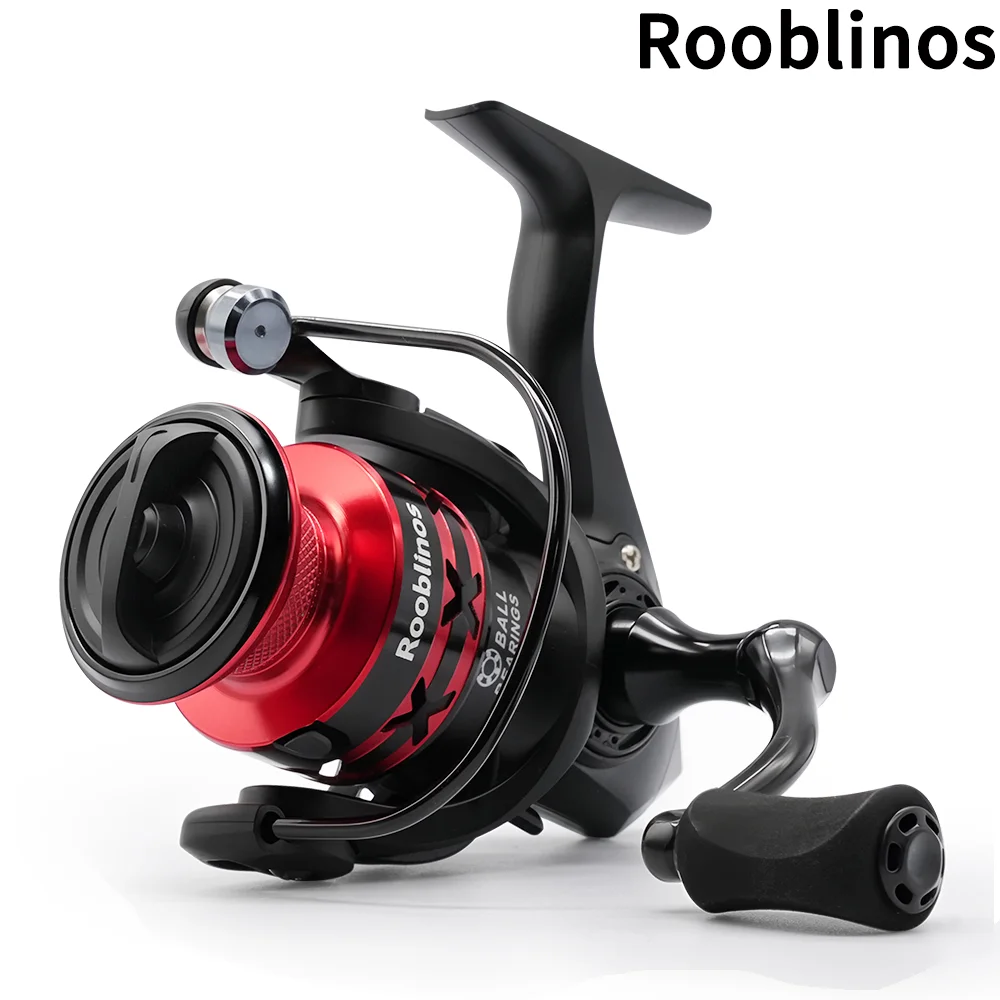 Moulinet spinning Rooblinos HT pour pêche en mer et eau douce, bobine métal interchangeable gauche/droite, truite carpe