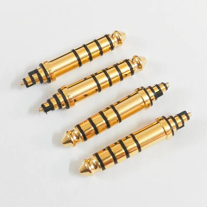 DIY 헤드폰 수리 플러그 2.5 3.5mm 4.4mm 남성 3/4극 스테레오 밸런스드 이어폰 커넥터 금도금 교체용 오디오 어댑터