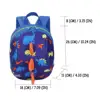 Lovely Children Cartoon Backpacks Boys/Girls Kindergarten Animals 3D Dino Dinosaur Baby Shoulder Bags Anti-lost Schoolbags 3