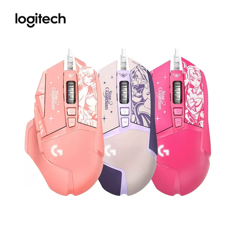 

Logitech G502 League Of Legends Star Guardian Edtion Wired Gaming Mouse 25k Sensor 11 Programmable Buttons Gaming Mice Pc Gift