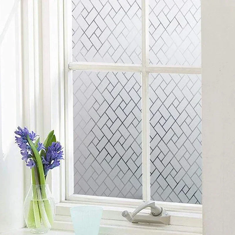 Blickdichte Fensterfolie Mit Botanischem Muster – Selbstklebend, 30x280 Cm, UV-Schutz