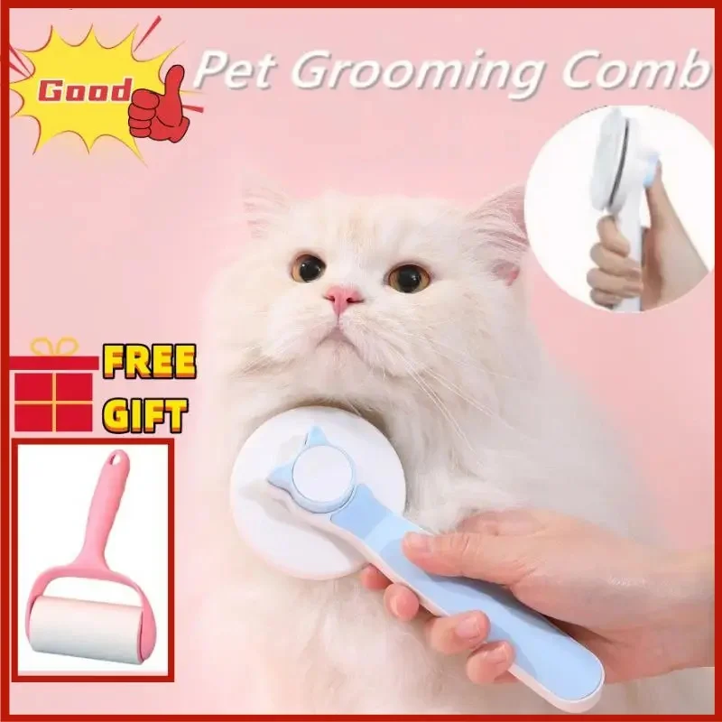 

Self Cleaning Slicker Brush for Dog and Cat Removes Undercoat Tangled Hair Massages Particle Pet Comb Improves Circulation