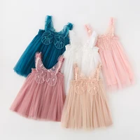 Robe de princesse en tulle avec appliques papillon 3D pour bébé fille, vêtements de fête d'anniversaire pour enfant, robe de reconstitution historique, mode 5