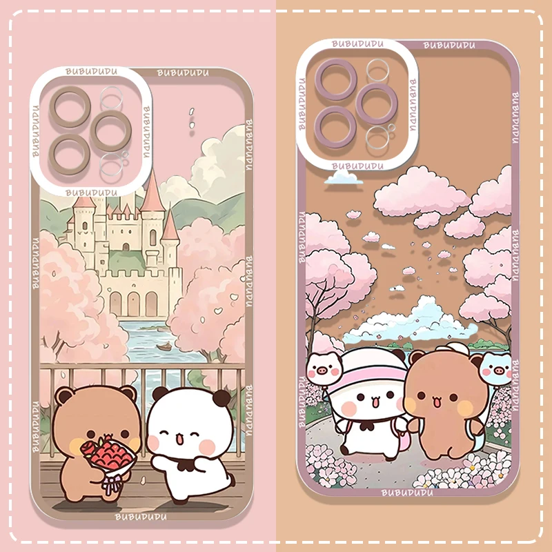 Adorable BUBU DUDU Couple Clear Phone Case - Soft Cover