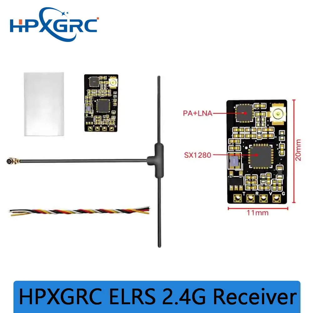 Récepteur HPXGRC 2.4G ELRS pour drone FPV - ExpressLRS 500Hz
