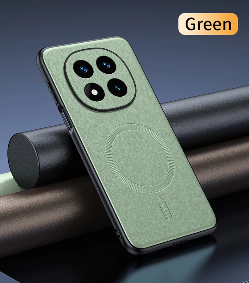 Magnetic Leather Shield Cover - High Quality Anti-Fingerprint, Non-Slip Protection