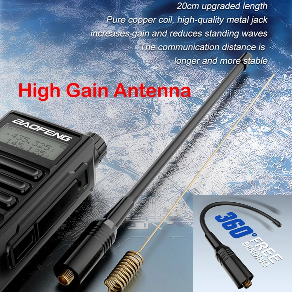 2PCS NEW Baofeng UV 16 Max V2 High Power Upgraded Of UV9R UV5R Walkie Talkie IP68 Waterproof 50KM Long Range Dual Band Ham Radio 4