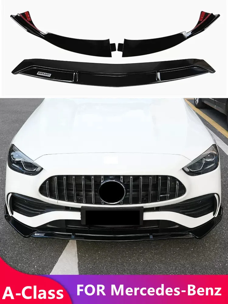 

Car Front Shovel Conversion Front Lip Shove Car Front Lip Surround For Mercedes-Benz A Class 2019 2020 2021 2022 2023