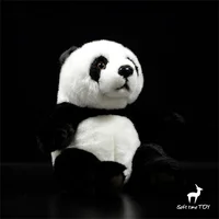 Panda High Fidelity Anime Cute Plushie National Treasure Plush Toys Lifelike Animals Simulation Stuffed Doll Kawai Toy Gifts Kid 1