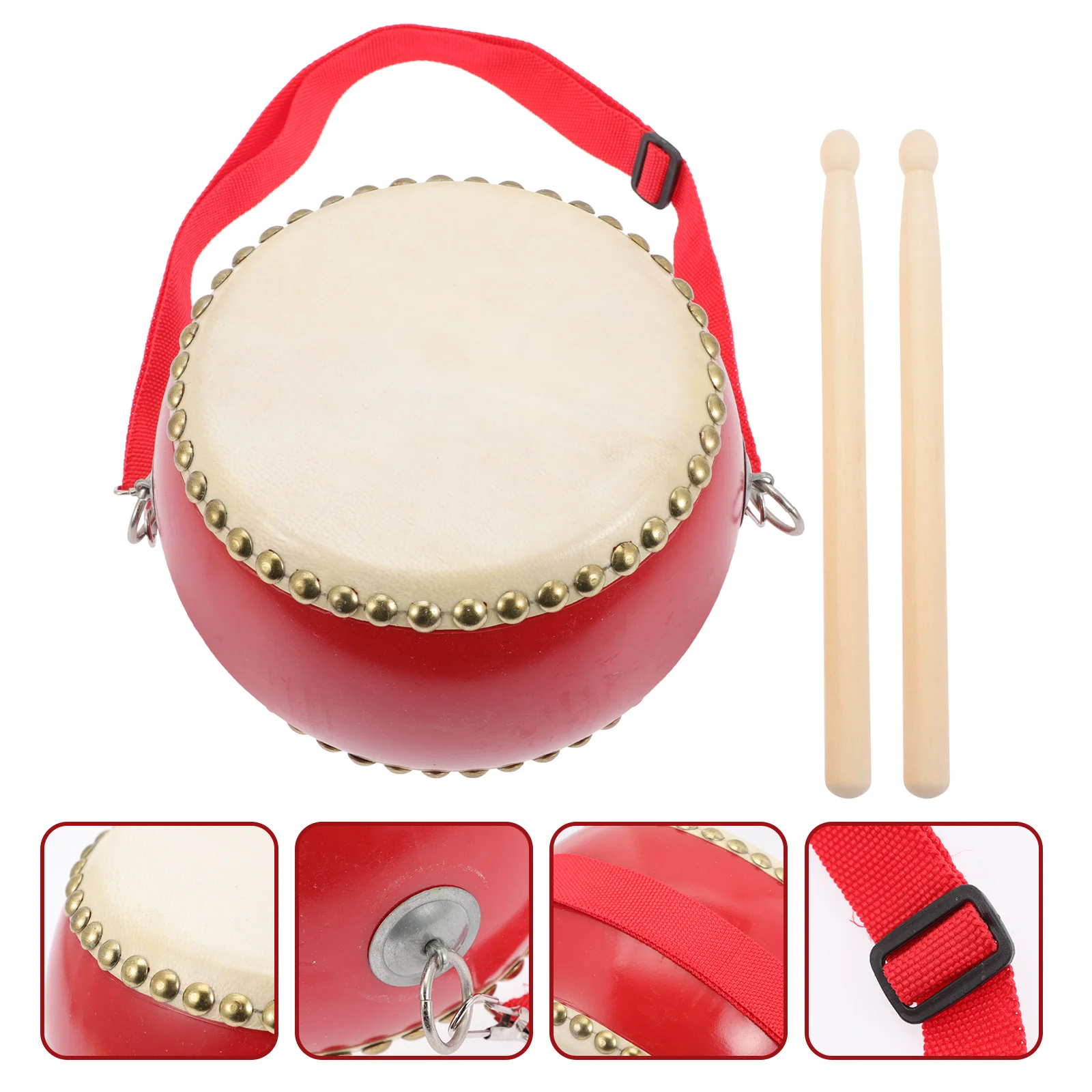 

Drum Children's Toy Musical Education Snare Percussion Instrument Kids Plaything Waist for