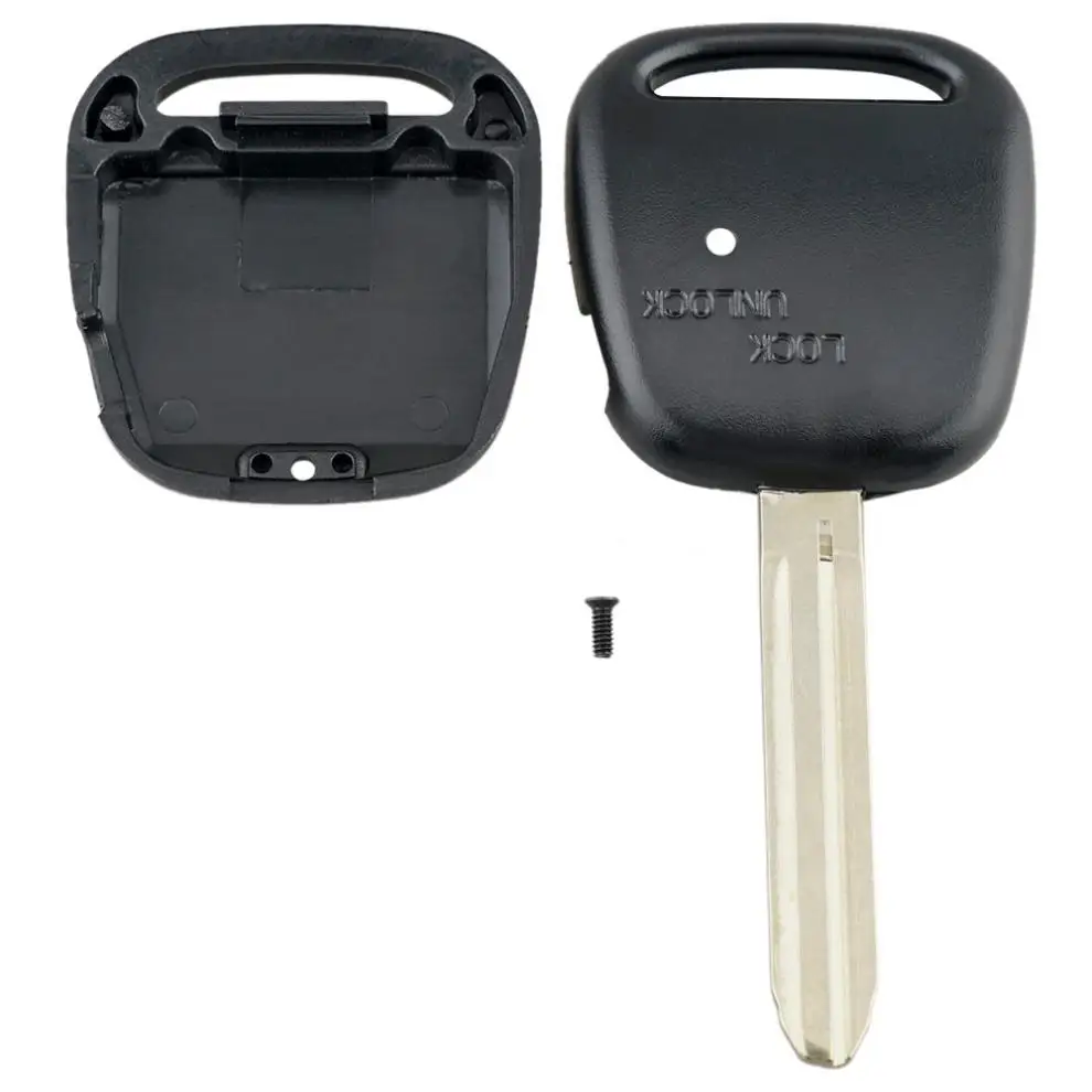 1 / 2 Button Remote Key Shell Case Replacement with TOY43 Blade Fit for TOYOTA Carina Estima Harrier Previa