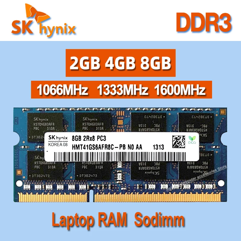 SK Hynix ddr3 2GB 4GB 8GB 1066MHz 1333MHz 1600MHz RAM Sodimm