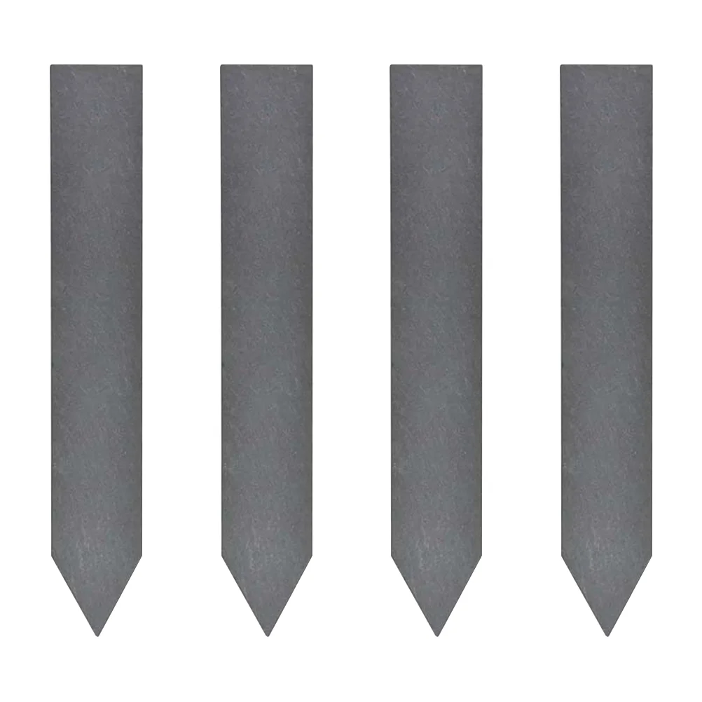

4 Pcs Decorations Slate Plant Tags Ornament Gardening Markers Fruit Tree Labels