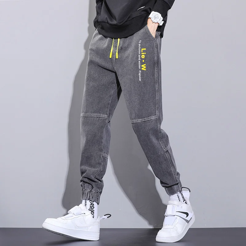 

Denim Loose Jeans Men Jogger Autumn Clothing Pants Men Autumn Jogging Casual Harem Pants Men Trousers 2022 New Arrival