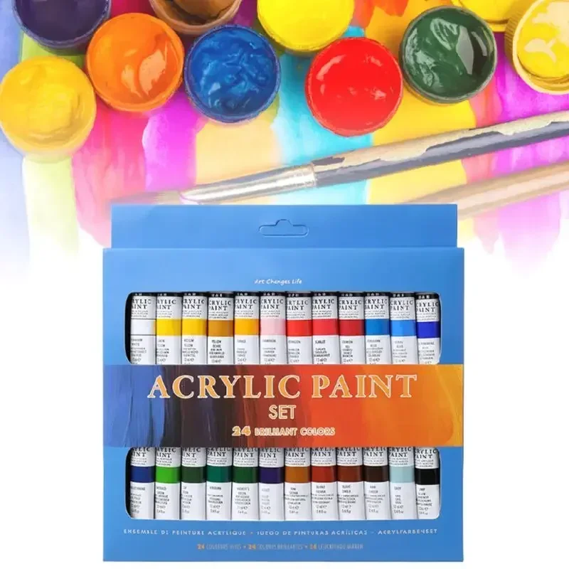 24-Color Acrylic Paint Set 2