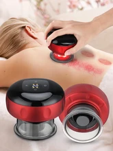  Electric Vacuum Cupping Massage Anti Cellulite Magnet Therapy Wireless Guasha Scraping Fat Burner Slimming Body Scraping Cupping 