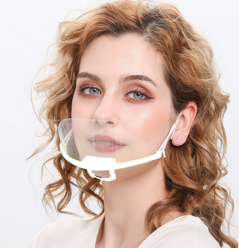 1/2pcs Plastic Clear Mask Permanent Makeup Tattoo Supply Prevent Spittle Anti-fog Transparent Lens Dental Tatoo Accessory