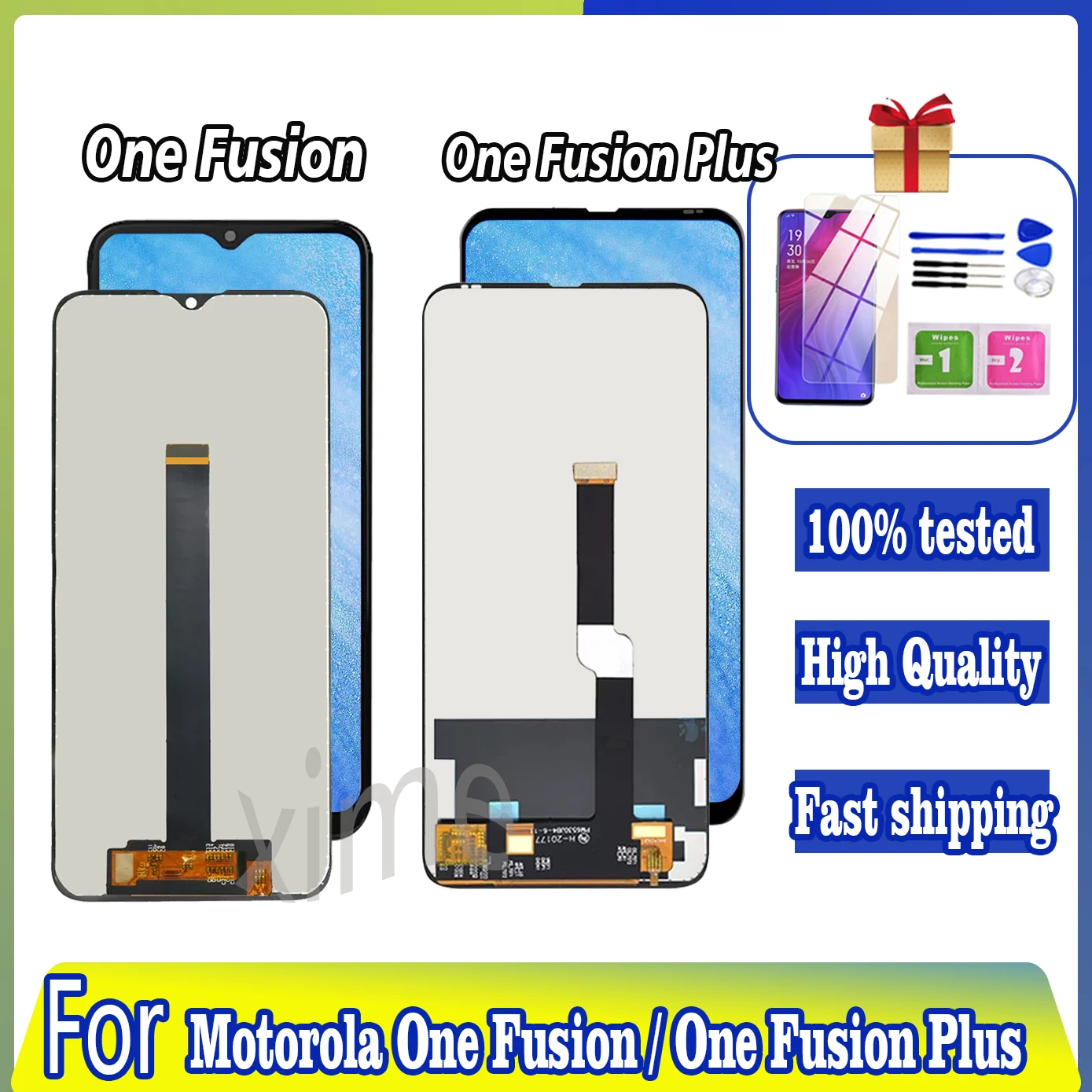 

LCD For Motorola Moto One Fusion Fusion+ LCD Display Touch Screen For Motorola XT2073-2 Fusion Plus OneFusion Digitizer Assembly