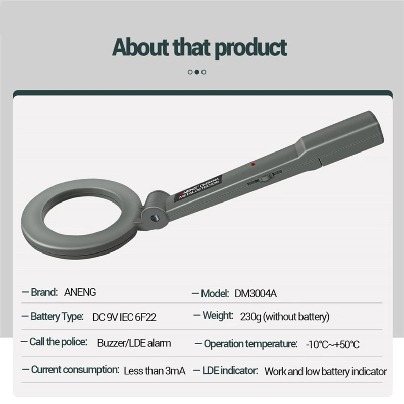 Durable Metal Detector Body Search Tools for Subway Hospital Sports Conference Dropshipping
