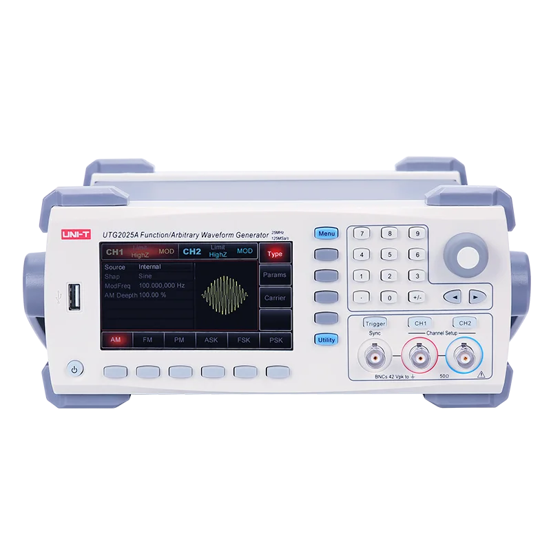 

UTG2025A Industrial Precision Arbitrary Waveform Generator 125MSa/s Maximum Sampling Rate 25MHz Dual-Channel Function Generator