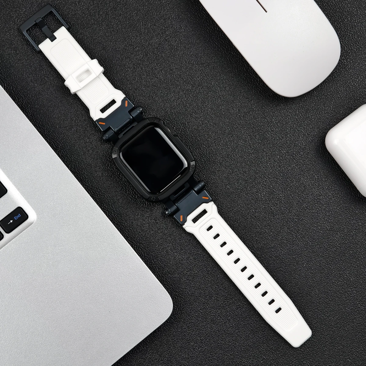 Premium TPU Case & Silicone Strap for Apple Watch - Ultra Protection Series