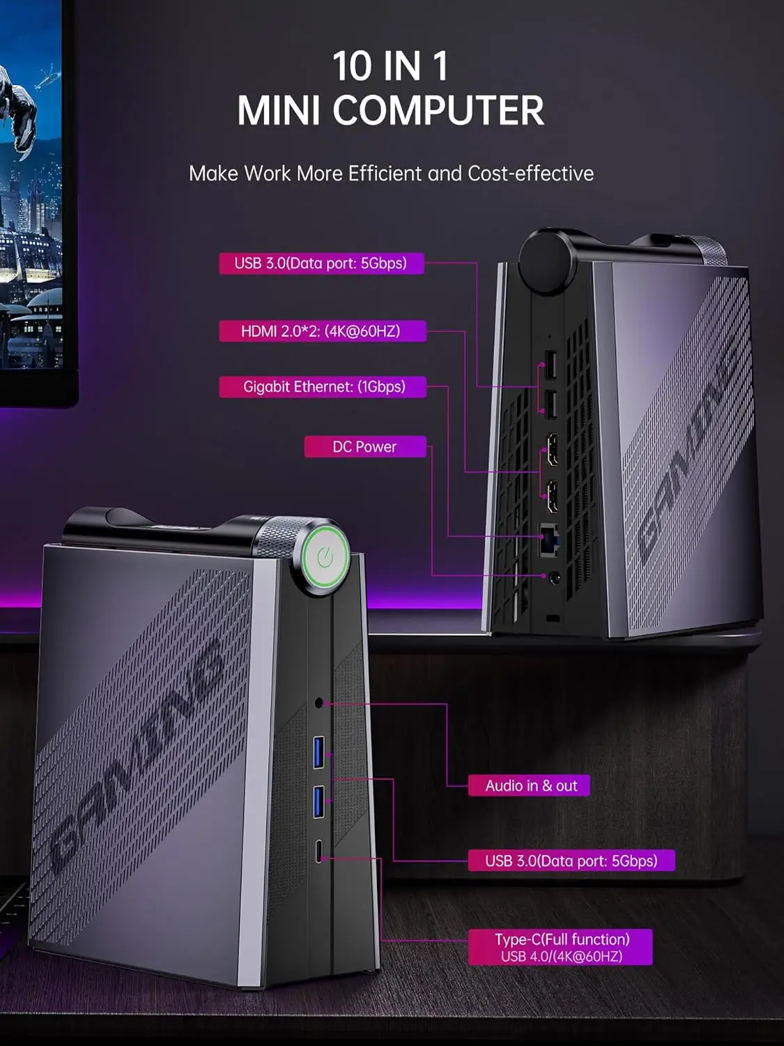 ACEMAGIC AD08 mini pc 小型省スペースpc ACEMAGIC AD08 Mini PC Review - Intel Core i9