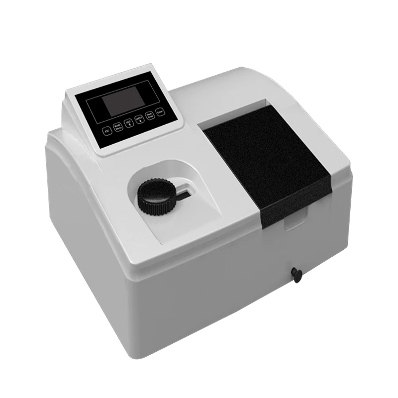 

Economic single beam visible LCD screen spectrophotometer