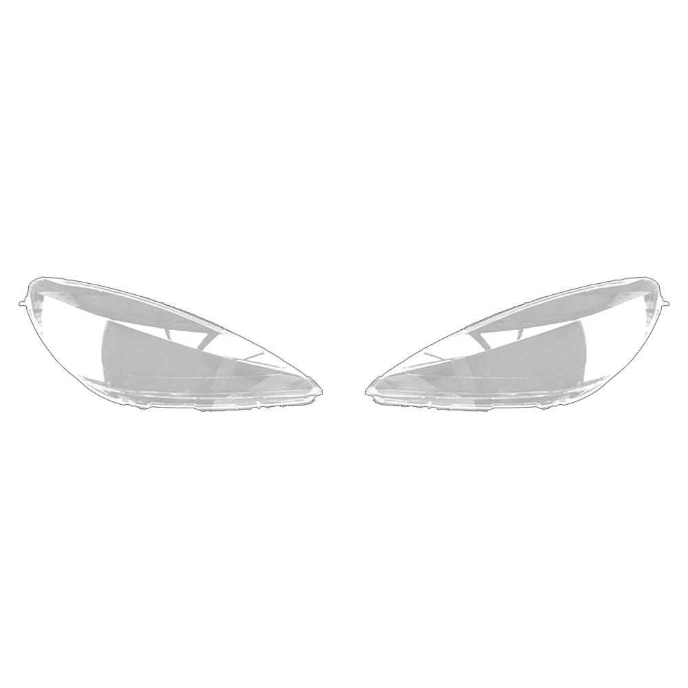 

1Pair Car Front Headlight Cover Headlight Lens Shell Replacement for Peugeot 307 2003 2004 2005 2006 2007