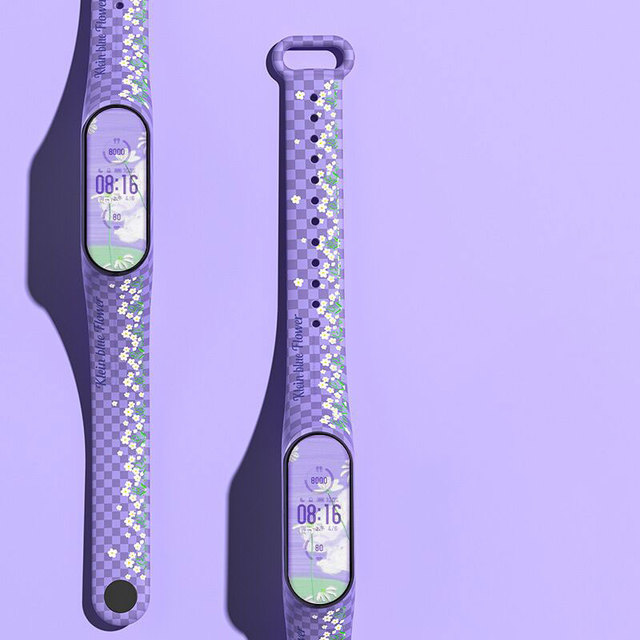 Strap for Xiaomi Mi Band 7 6 Bracelet Sport silicone wristband Xiaomi Miband 3 4 5 wriststrap correa Mi band 5 6 4 strap