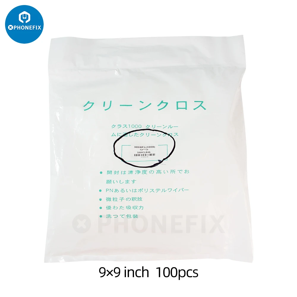 정전기 방지 마이크로 화이버 부드러운 먼지 제거 깨끗한 천, 휴대폰용 전자 LCD 화면 청소 도구, 50 개, 100 개, 150 개, 200 개