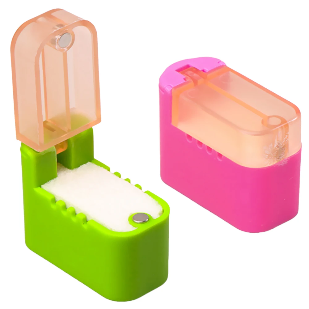 Porta bobine fai da te in gomma carino rotondo organizer strumento per macchine da cucire in metallo e plastica (grigio chiaro