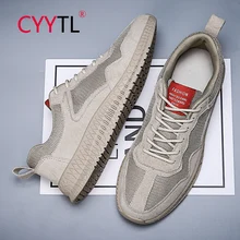 

CYYTL 2022 Spring Men's Fashion Casual Shoes Breathable Mesh Outdoor Running Sneakers Tennis Sports Non Slip Outdoor Trainers