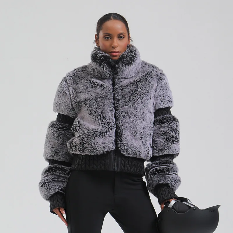 스노우보드복 New Winter Ski Wear Windproof Thickened Warm Extremely Cold Outdoor Sports Double Snowboard Women Ski Jacket 보드복