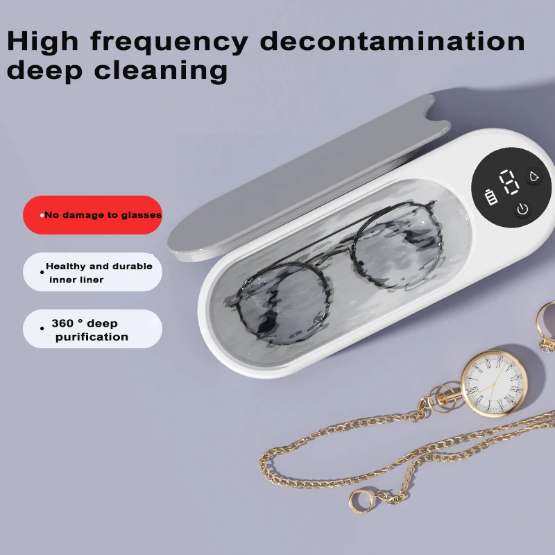 Portable household cleaning machine, ultrasonic cleaning machine, ring, glasses, makeup brush, jewelry cleaning machine 2