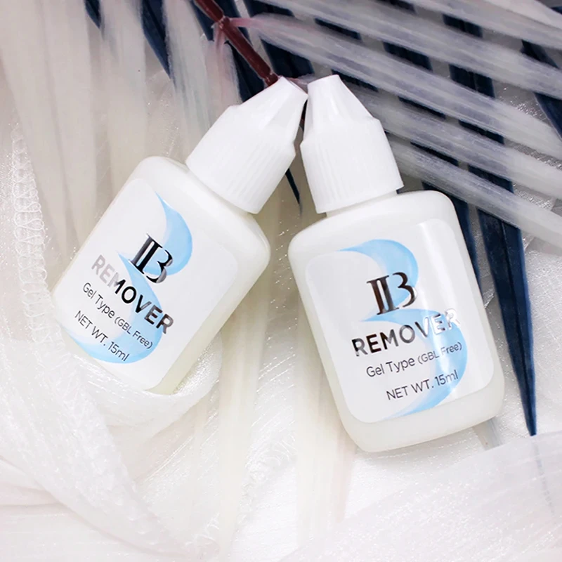Eyelash Glue Remover 5/10pcs IB Glue Remover GBL Free For Eyelash Extension 15ml Clear Gel Type Debonder Original Korea Removal Adhesive Helper