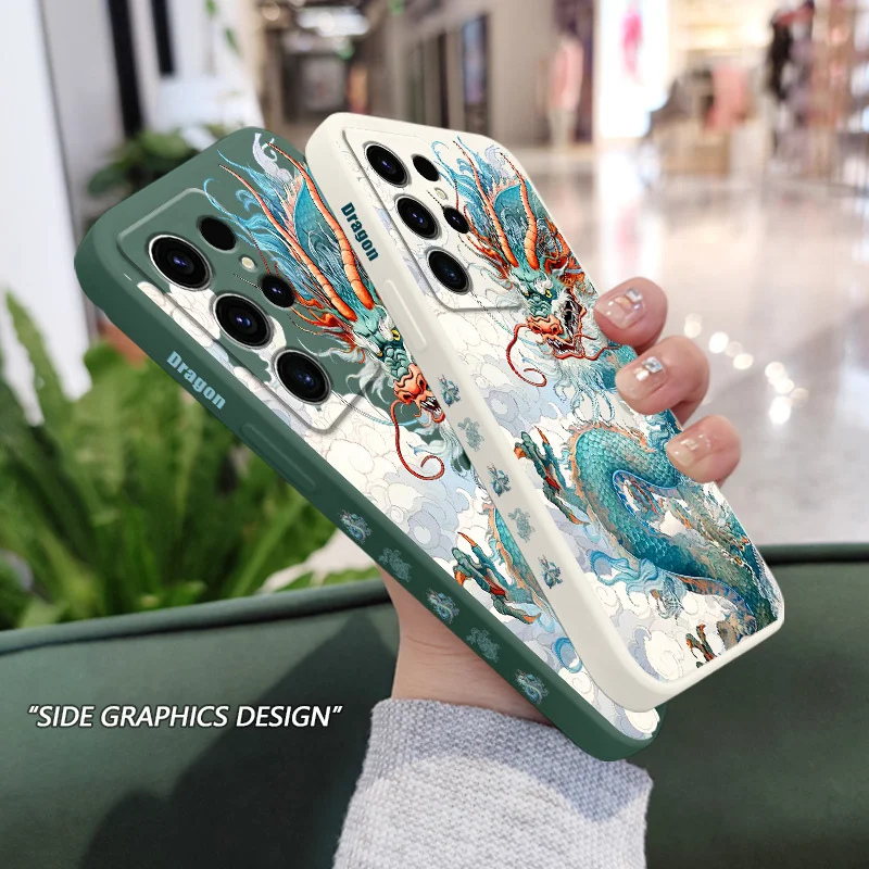 Blue Dragon Phone Case - Sleek and Stylish Protective Cover