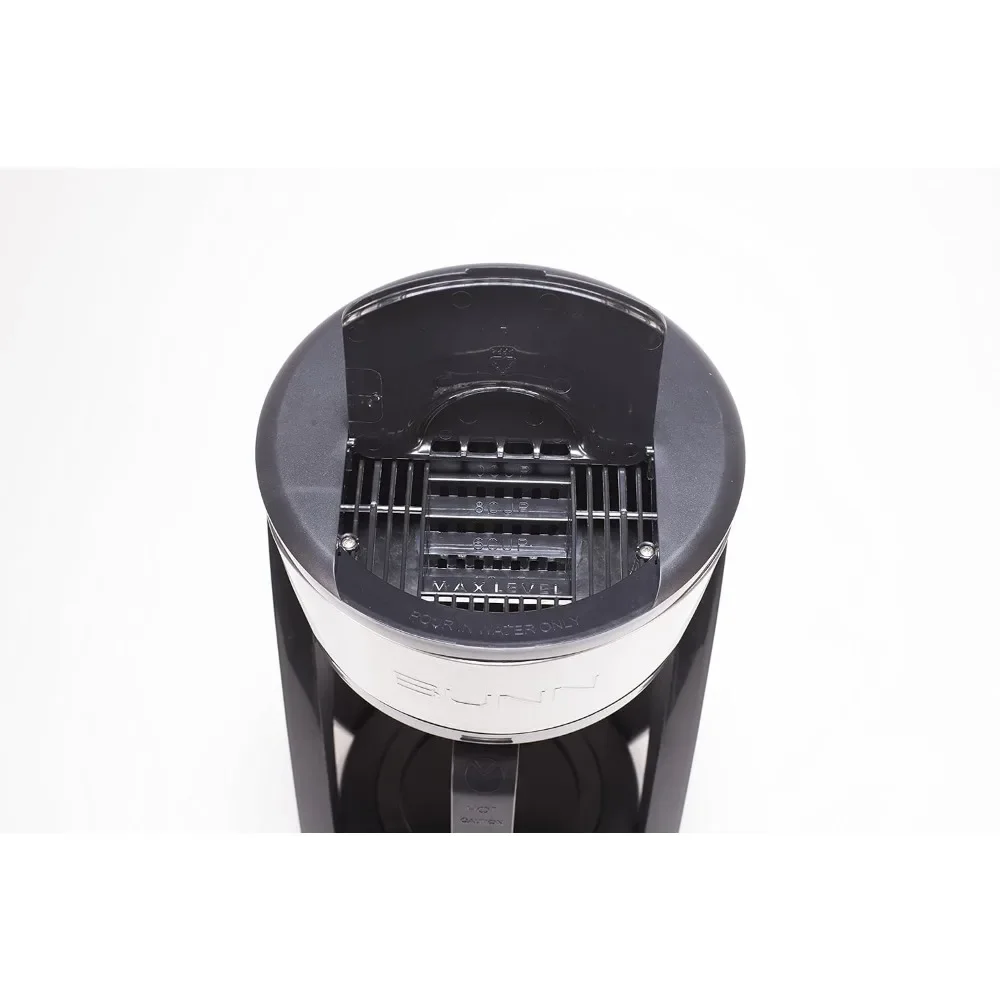 automatic shutdown Heat N Brew Programmable Coffee Maker, 10 cup, Stainless Steel，coffee roaster