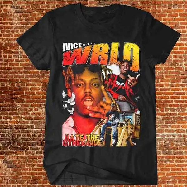Футболка с надписью Juice WRLD Hate The Otherside |