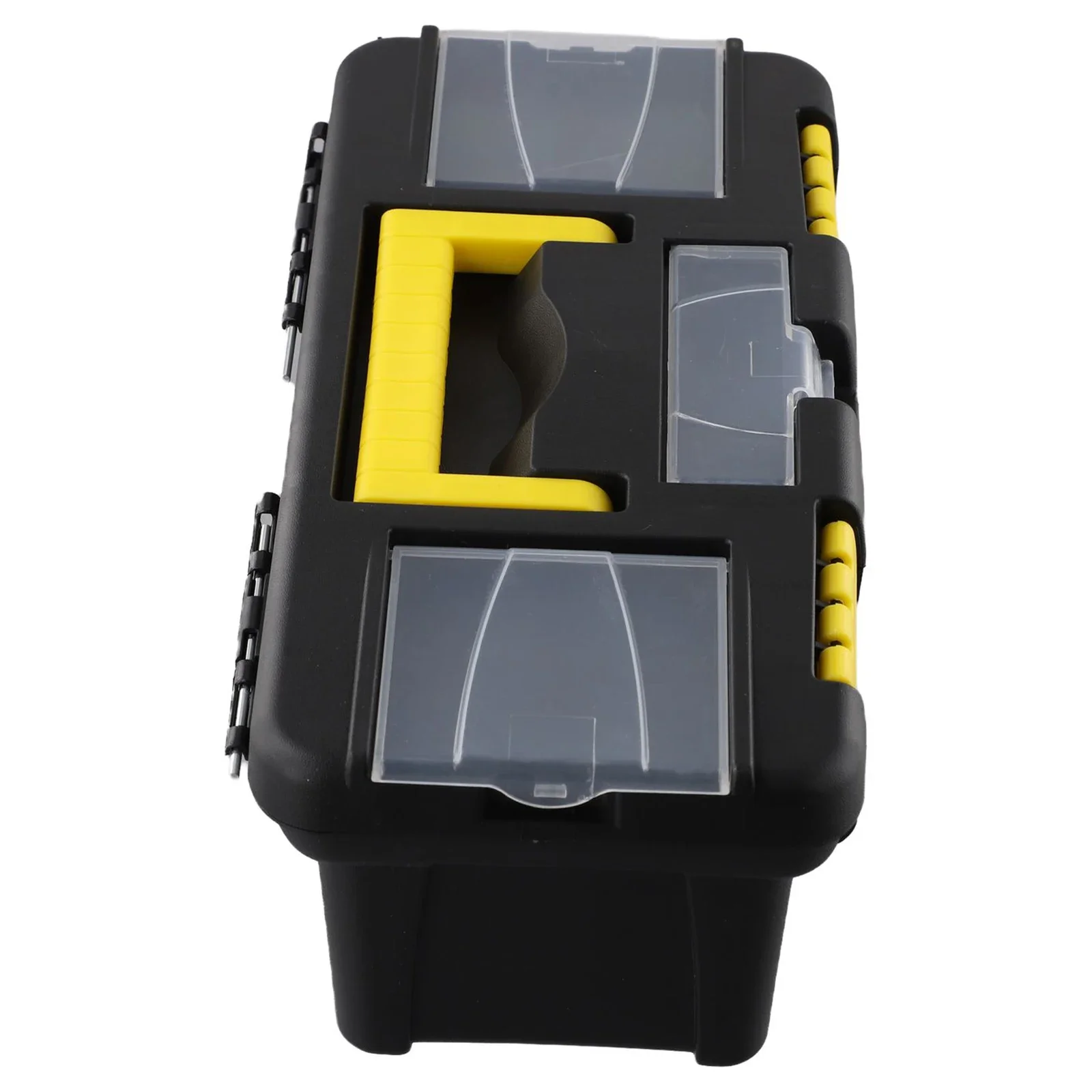 10-Inch Two-Layer Plastic Toolbox Mini Multi-Functional Accessories Box Black Tools Packaging Case tool storage box,parts storage box,plastic tool box,storage organizer box