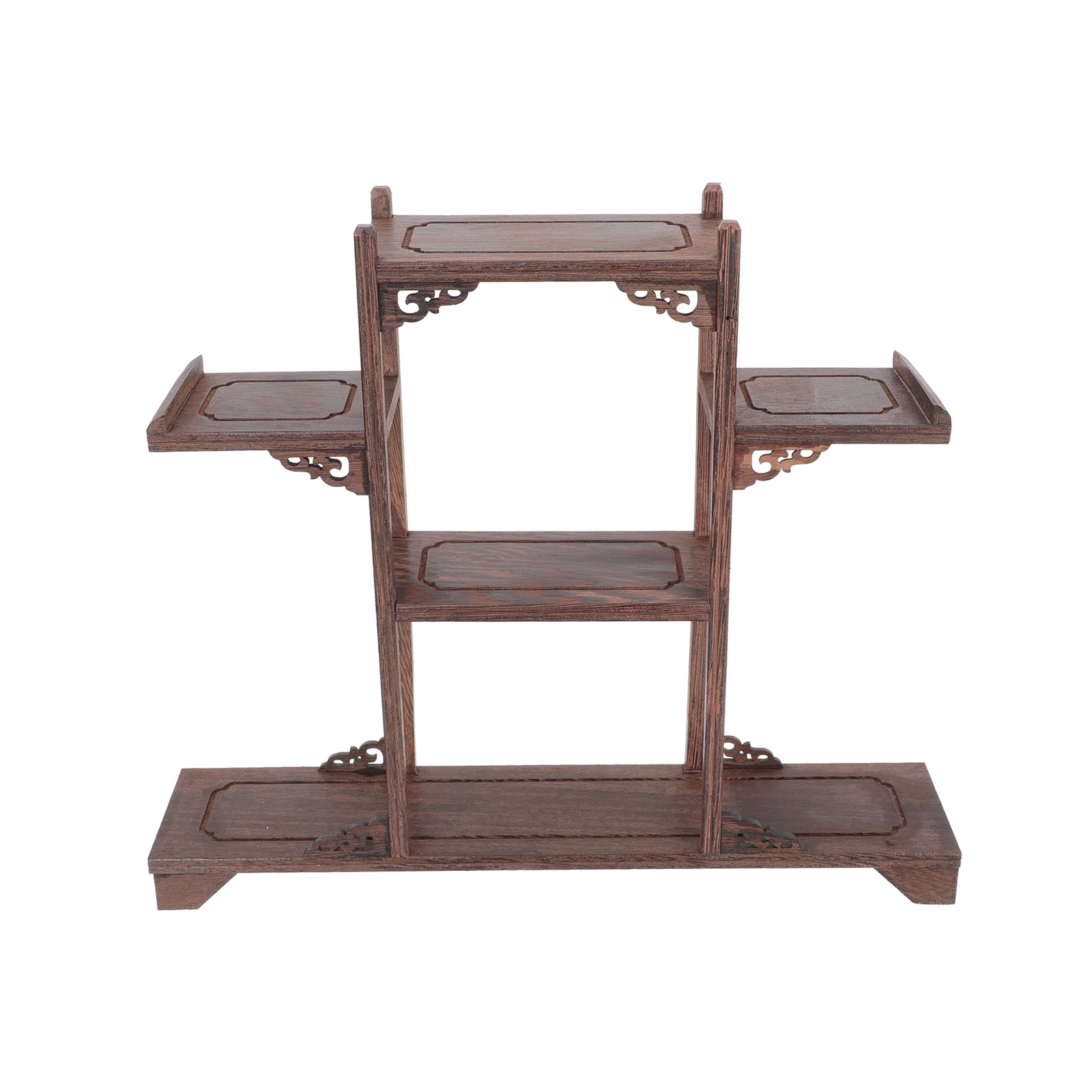 

Wooden Displaying Shelf Curio Display Stand Storage Stand
