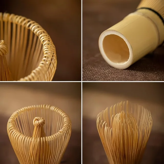 4 pz/5 pz/set cucchiaio da tè in bambù Matcha frusta cucchiaio da tè e paletta filtri da tè strumenti per la preparazione del tè 3