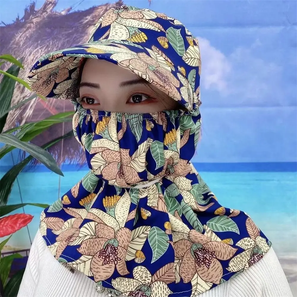 여름 얼굴 및 목 자외선 차단 레저 모자, 여성 모자, 태양 모자, 귀 플랩