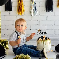 120pcs Black Gold Cake Toppers Balls Decoration Cake Baking Decoration Ball For Birthday Party Wedding Anniversary.jpg
