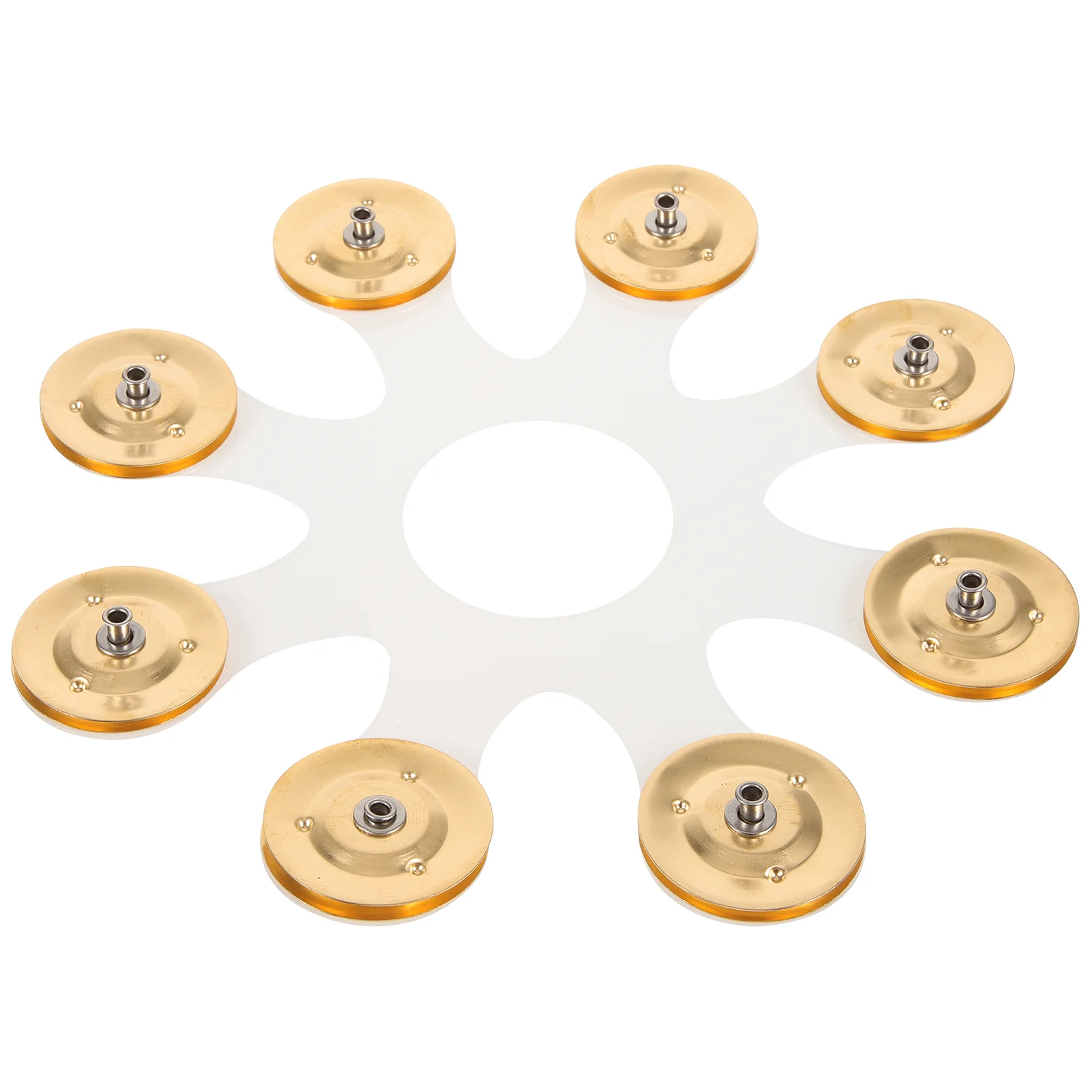 

Drum Set Hi-hat Tambourine Cymbal Hi-hat Tambourine Single Row 8-pair Drum Ring