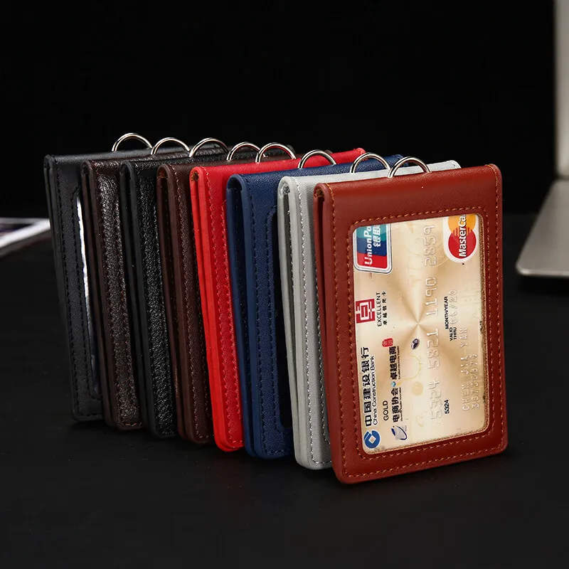  가죽 배지 거치대 비즈니스 워크 카드 넥 스트랩 랜야드, ID 가슴 카드, 이름표 케이스, 사무용품, 신제품